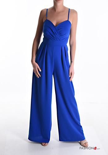  wide leg Jumpsuit with v-neck with cups