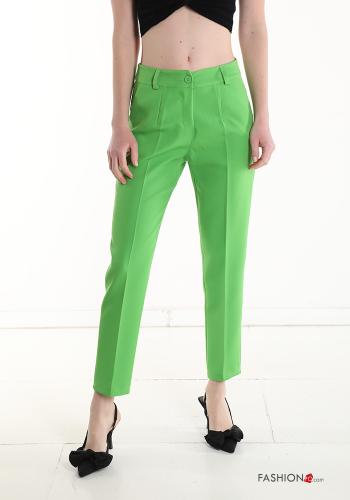  Trousers with pockets Green