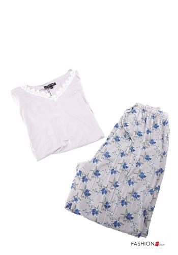  Floral Cotton Pyjama set 