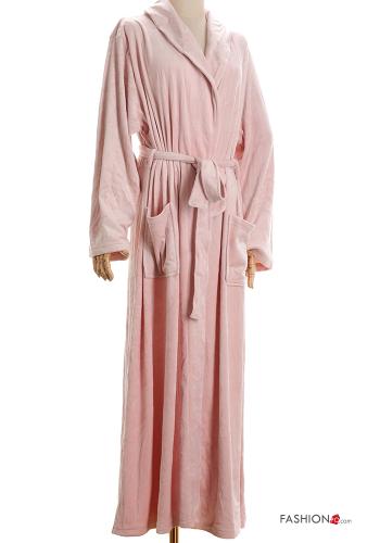  Robe with belt with pockets