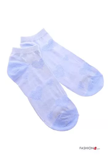  heart motif Cotton Ankle socks 