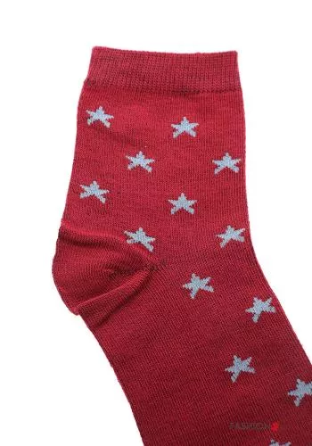  Calcetines cortos de Algodón Estampado de estrellas 