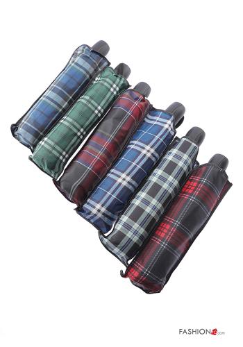  Tartan Umbrella automatic open and close