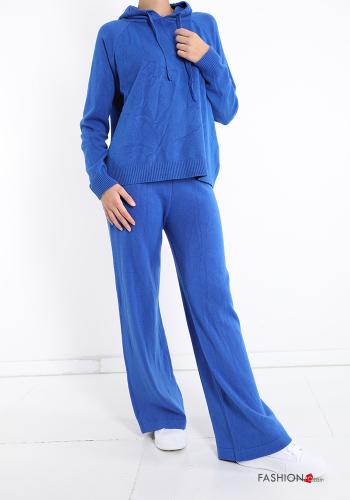  Co-ord with hood Electric blue