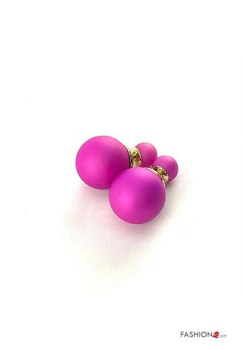  Orecchini Casual  Fucsia