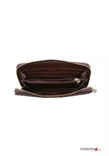  faux leather Wallet with zip