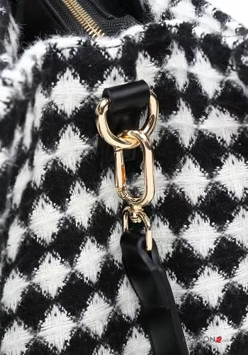  Vichy Handbag with zip with shoulder strap