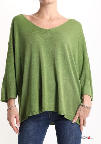  Camisola gola V 