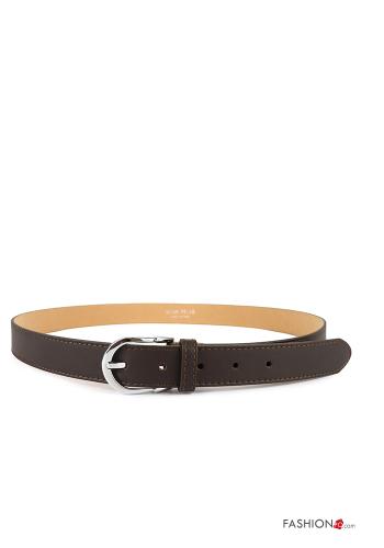  Genuine Leather Belt  Dark brown