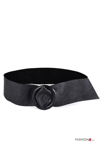  adjustable Genuine Leather Belt  Light black