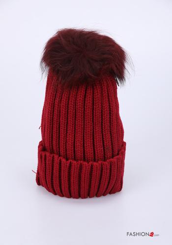  Casual Hat  Lobster red