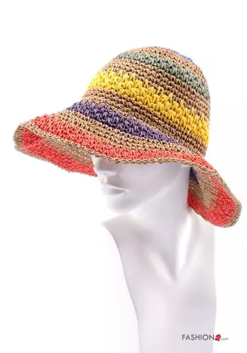  Striped beach Hat 