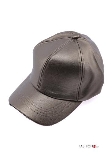  faux leather adjustable Hat 