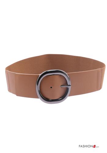  faux leather adjustable Belt  Dark brown