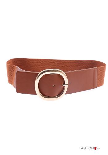  faux leather adjustable Belt  Brown