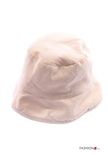 Casual Hat  White Cream