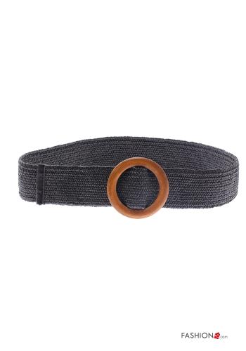  adjustable Belt with elastic Black