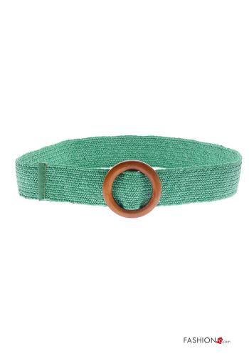  adjustable Belt with elastic Caribbean green