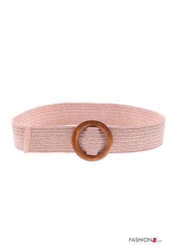  adjustable Belt with elastic Pink