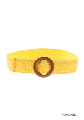  adjustable Belt with elastic Yellow