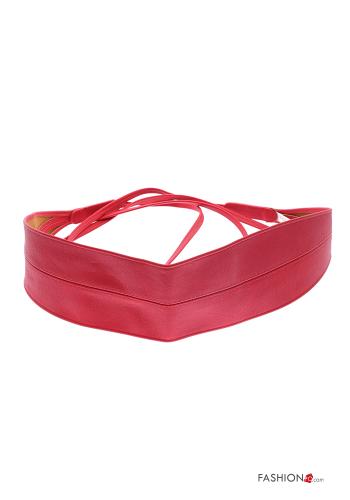  Ceinture faux cuir ajustable 
