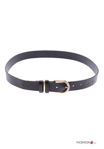  faux leather adjustable Belt  Black