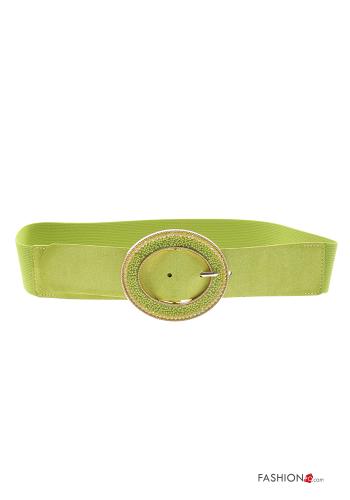  Cintura con strass con elastico  Lime
