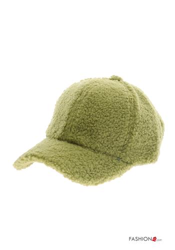  Cappello Casual  Verde oliva-giallo