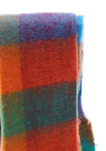  Multicoloured Scarf with fringe