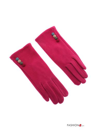  Casual Gloves  Fucsia
