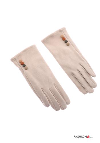  Guanti Casual  Beige