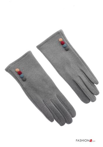  Guanti Casual  Grigio