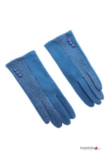  Casual Gloves  Light blue