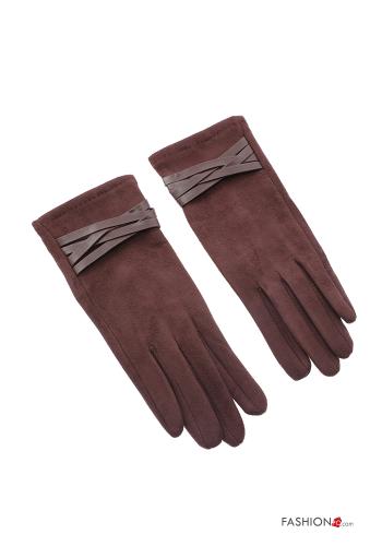  Casual Gloves  Dark brown