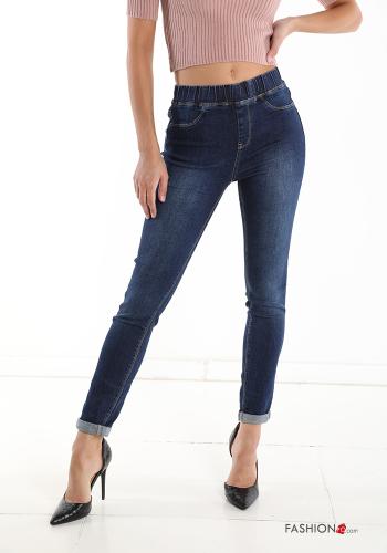  Jeans in Cotone  Blu