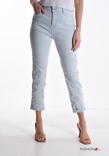  Jeans en Coton avec poches 