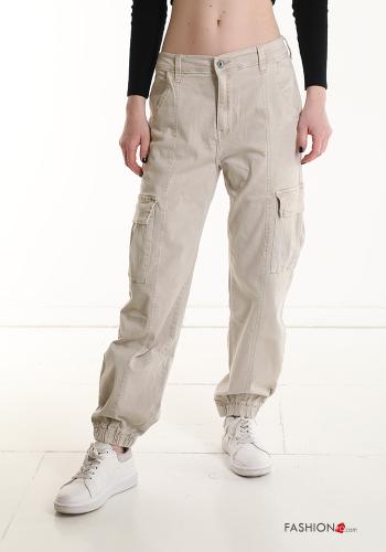  denim Cotton Jeans with pockets