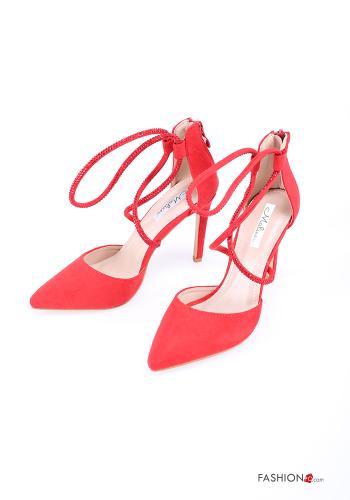 Heeled shoes  adjustable with strap