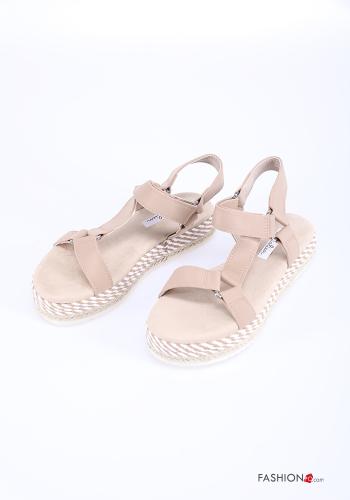 adjustable Sandals with strap Dusty pink