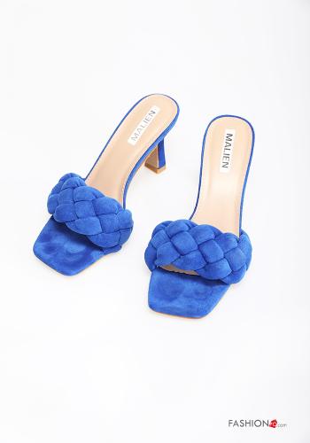  Suede open toe Heeled shoes 