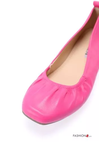  faux leather Ballerinas 