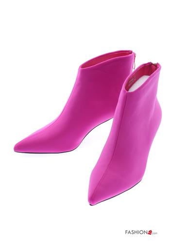  pointed-toe Ankle boots (High) with zip