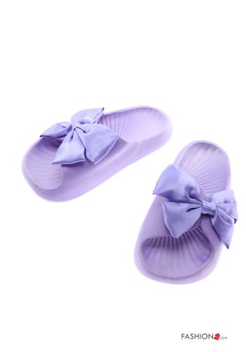  Sandalias planas con lazo 