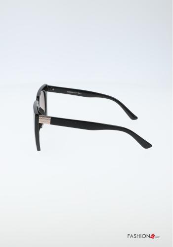 24-teiliges Set Rechteckige Verspiegelte Sonnenbrille 