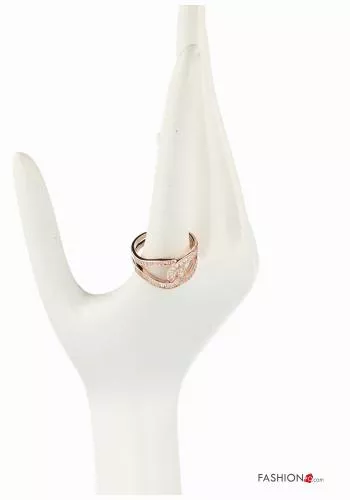  Ring with rhinestones