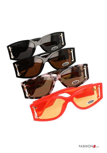 12-piece pack rectangular classic lenses Sunglasses 