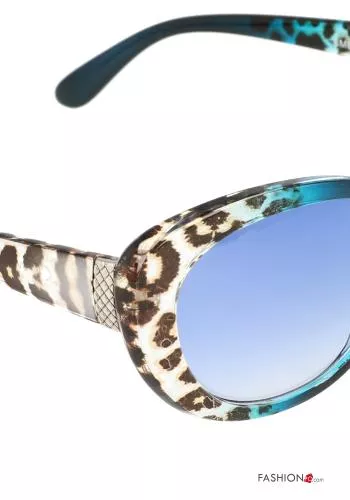 12-piece pack Animal print Gradient Sunglasses 
