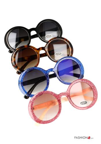 Pack de 16 piezas Gafas de Sol redondas con cristales degradados 