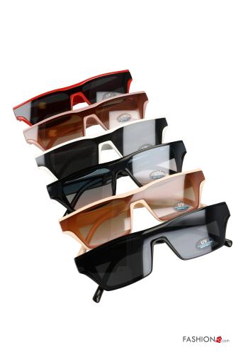 12-piece pack rectangular Sunglasses 