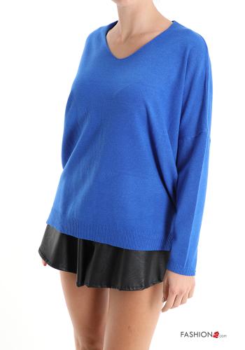  Camisola gola V 
